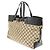 Borsa secchiello Gucci con cintura in tela GG e pelle East West Marrone - vista 3