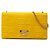 Monedero Fendi de piel amarilla Amarillo