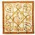 Hermès Hermes Carre 90 Carabes Foulard Uccello dei Caraibi Marrone
