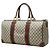 Borsa Boston Gucci Sherry Line GG Supreme Marrone - vista 2