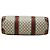 Borsa Boston Gucci Sherry Line GG Supreme Marrone - vista 3