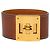 Hermès Pulsera Hermes Kelly Dog Castaño