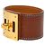 Hermès Pulsera Hermes Kelly Dog Castaño - vista 2
