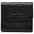 Chanel Coco Mark Bi-fold Wallet Black
