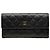 Portamonete Chanel in vitello granulato Nero