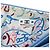 Chanel Coco Mark Matelassé Tri-fold Geldbörse Blau - Ansicht 7