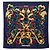 Hermès Foulard Hermes Carre 90 LE MORS A LA CONETABLE Multicolore Blu navy