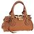 Chloé Borsa Chloe Paddington in pelle marrone oro argento Auth BA16075V D'oro