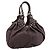 Sac à main GUCCI GG Canvas Guccissima en cuir marron foncé et doré 203624 Auth am12743V