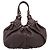 Sac à main GUCCI GG Canvas Guccissima en cuir marron foncé et doré 203624 Auth am12743V - vue 13