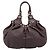 Sac à main GUCCI GG Canvas Guccissima en cuir marron foncé et doré 203624 Auth am12743V - vue 2