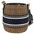Borsa a tracolla Christian Dior Oblique Rattan 2way Navy Gold Auth 206256SAM D'oro Blu navy - vista 2