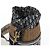 Borsa a tracolla Christian Dior Oblique Rattan 2way Navy Gold Auth 206256SAM D'oro Blu navy - vista 23