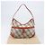 BURBERRY Nova Check Schultertasche Canvas Beige Silver Auth 206794V Silber - Ansicht 12