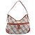 BURBERRY Nova Check Schultertasche Canvas Beige Silver Auth 206794V Silber - Ansicht 13