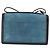 Bolsa de Ombro LOEWE Barcelona Camurça Azul Prata Auth bs37409A - vista 2