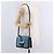 Bolsa de Ombro LOEWE Barcelona Camurça Azul Prata Auth bs37409A - vista 26