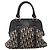 Christian Dior Trotter Canvas Handtasche Navy Silver Auth BA15752 Silber Marineblau - Ansicht 2