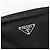Borsa a Tracolla PRADA Nylon Black Silver Auth 205200 Nero Argento - vista 17