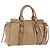Bolso de mano Miu Miu de cuero 2way Beige Gold Auth 167736M Dorado