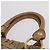 Bolso de mano Miu Miu de cuero 2way Beige Gold Auth 167736M Dorado - vista 8