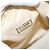 Bolsa de mão pochette PRADA Nylon Beige Silver Auth 206468A Prata Bege - vista 10