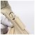 Bolsa de mão pochette PRADA Nylon Beige Silver Auth 206468A Prata Bege - vista 18