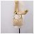 Bolsa de mão pochette PRADA Nylon Beige Silver Auth 206468A Prata Bege - vista 21