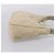 Bolsa de mão pochette PRADA Nylon Beige Silver Auth 206468A Prata Bege - vista 4