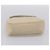 Bolsa de mão pochette PRADA Nylon Beige Silver Auth 206468A Prata Bege - vista 5