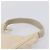Bolsa de mão pochette PRADA Nylon Beige Silver Auth 206468A Prata Bege - vista 8