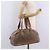 Borsa a tracolla CHANEL Lamb Skin Brown Gold CC Auth am12766A Marrone D'oro - vista 24