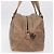 Borsa a tracolla CHANEL Lamb Skin Brown Gold CC Auth am12766A Marrone D'oro - vista 4