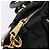 Bolso de mano fruncido PRADA Nylon 2way Negro Oro Auth BA16051A Dorado - vista 10