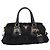 Bolso de mano fruncido PRADA Nylon 2way Negro Oro Auth BA16051A Dorado - vista 13