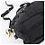 Bolso de mano fruncido PRADA Nylon 2way Negro Oro Auth BA16051A Dorado - vista 17