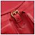 Zaino GUCCI Bamboo in pelle rosso e oro 003 2058 0016 Auth ep16261 D'oro - vista 20