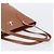 Borsa Tote Vivienne Westwood Pelle Marrone Argento Auth 207699A - vista 7