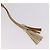 Tote Sac Cabas PRADA en Cuir Or Argent Auth 207552A Argenté Doré - vue 18