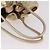 Tote Sac Cabas PRADA en Cuir Or Argent Auth 207552A Argenté Doré - vue 9
