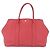 Hermès HERMES Garden Party PM Tote Bag Leder Rosa Silber Auth ka6450V Pink - Ansicht 13