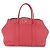 Hermès HERMES Garden Party PM Tote Bag Leder Rosa Silber Auth ka6450V Pink - Ansicht 2