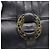 Bulgari Borsa a tracolla BVLGARI Chandra in pelle nera e oro autentica am12731V Nero D'oro - vista 17
