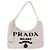 Sac à main pochette PRADA pile White Silver Auth 202515A Argenté Blanc - vue 13