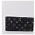 LOUIS VUITTON Monogram Multicolor Wallet 2 Set Black LV Auth 207527 Noir - vue 13