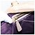 Borsa a mano Miu Miu in pelle beige tono oro Auth 167653 - vista 21