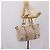 Borsa a mano Miu Miu in pelle beige tono oro Auth 167653 - vista 23