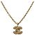 Collar CHANEL metal Gold CC Auth 205470M Dorado