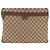 Borsa a Tracolla GUCCI GG Canvas Beige Silver 90477 Auth 206451 Argento - vista 13
