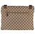 Borsa a Tracolla GUCCI GG Canvas Beige Silver 90477 Auth 206451 Argento - vista 3